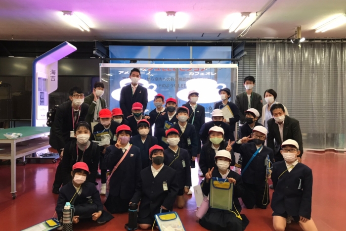 尾道市立長江小学校4年生が会社見学に来てくれました！